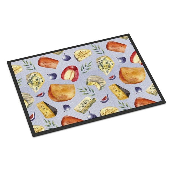 Carolines Treasures Assortment of Cheeses Indoor or Outdoor Mat, 18 x 27 in. BB5198MAT - main